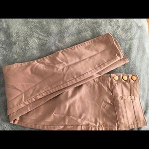 Pink high waisted jeans